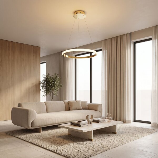 LHJ001-CP 40 cm GOLD függesztett lámpa