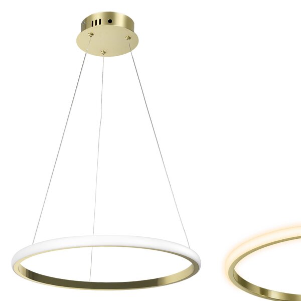 LHJ001-CP 40 cm GOLD függesztett lámpa