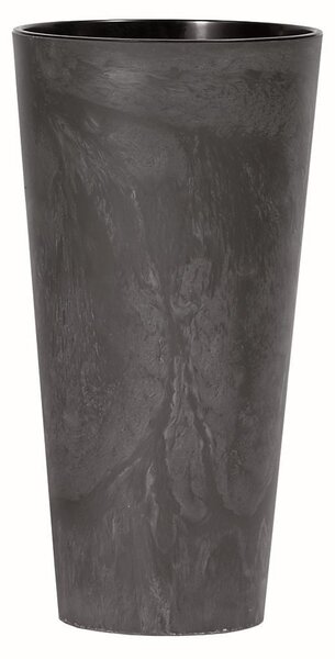 Prosperplast TUBUS SLIM BETON EFFECT kaspó antracit 30 cm