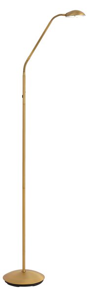 Modern állólámpa bronz LED-del, 3 lépésben dimmelhető, újratölthető - Waldorf