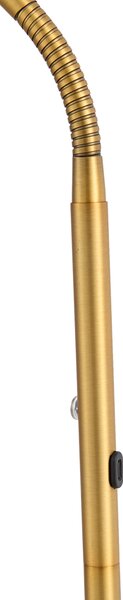 Modern állólámpa bronz LED-del, 3 lépésben dimmelhető, újratölthető - Waldorf