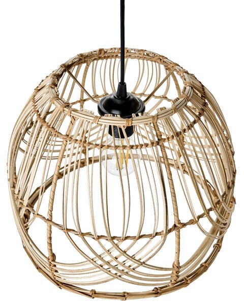 Függőlámpa POSTRERO Rattan Természetes