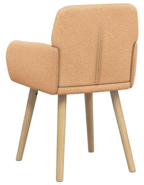 VidaXL Étkező Székek 2 db Bouclé Bézs 59 x 57 x 85 cm