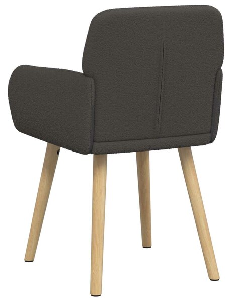 VidaXL Étkező Székek 4 db Bouclé Sötétszürke 59 x 57 x 85 cm