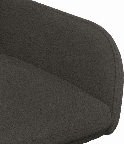 VidaXL Étkező Székek 4 db Bouclé Sötétszürke 59 x 57 x 85 cm