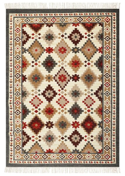 Szőnyeg GHUKASAVAN Színes 200 x 300 cm Gyapjú Kilim
