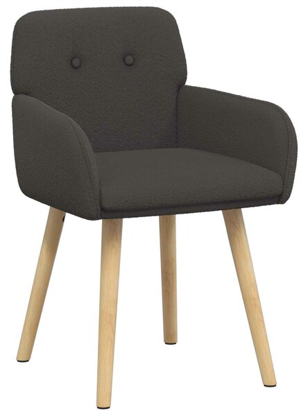 VidaXL Étkező Székek 4 db Bouclé Sötétszürke 59 x 57 x 85 cm