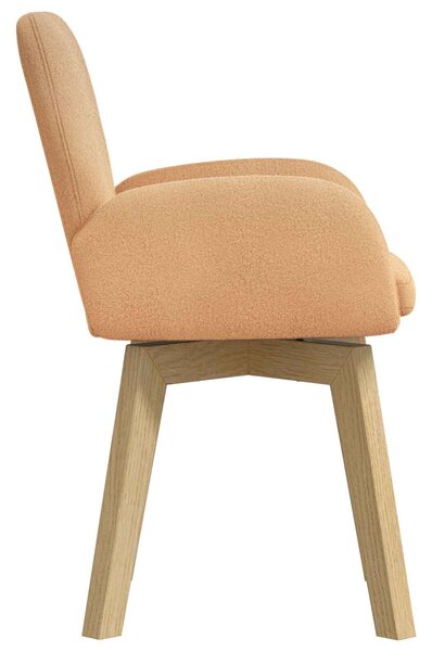 VidaXL Forgós Étkezős Székek 2 db Bouclé Bézs 54 x 58 x 87 cm