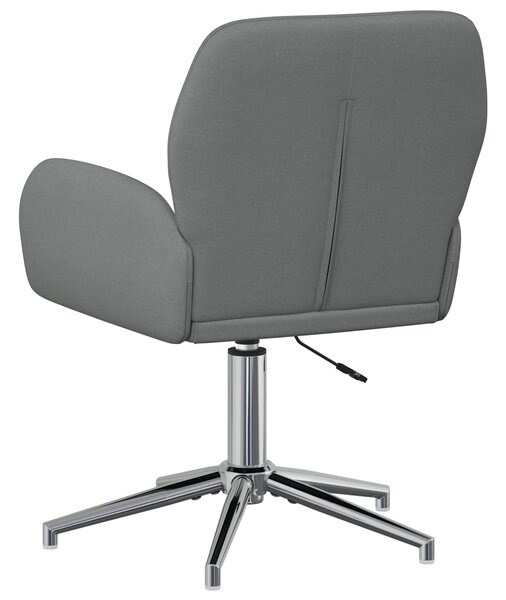 VidaXL Forgós Íróasztali Székek 2 db 54 x 58 x 90 cm Sötétszürke