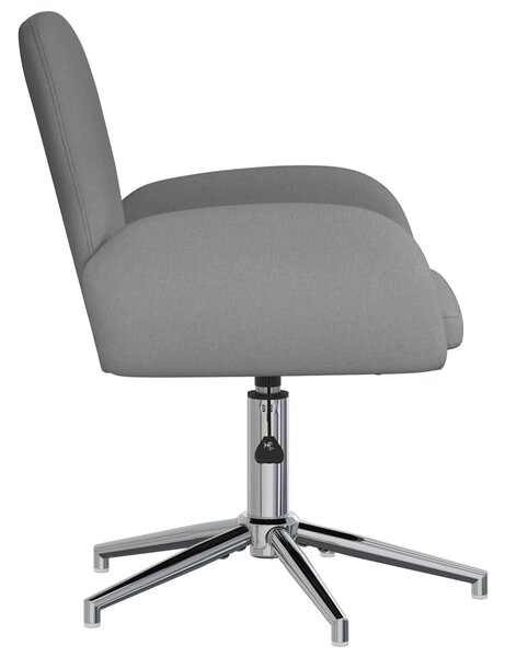 VidaXL Forgós Íróasztali Székek 2 db 54 x 58 x 90 cm Sötétszürke