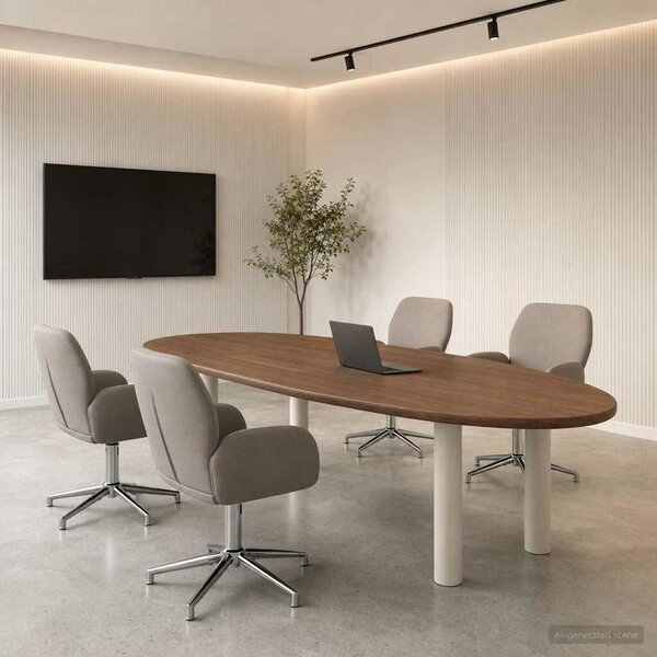 VidaXL Forgós Íróasztali Székek 4 db Szövet 54 x 58 x 90 cm Tópszínű