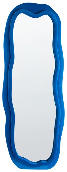 Falitükör BEAUNE 56 cm 160 cm Bársony Kék