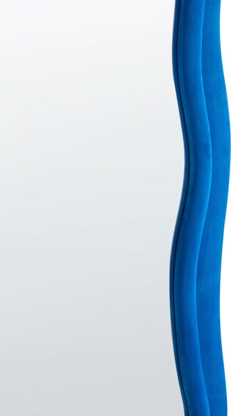 Falitükör BEAUNE 56 cm 160 cm Bársony Kék