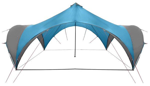 VidaXL Partysátor tetővel Kék 600 x 600 x 400 cm Poliészter és acél