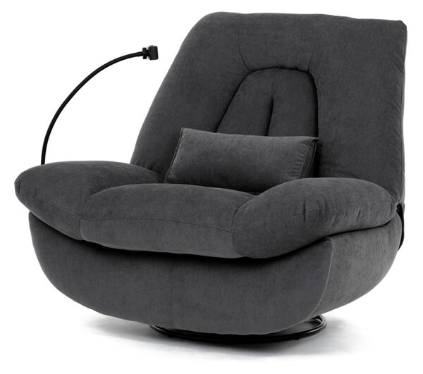 TV ésRelaxfotel. Elektromosan állítható, hangvezérléssel (ENG), hangszóróval, háttérvilágítással, telefontartóval, tároló dobozzal, memóriával