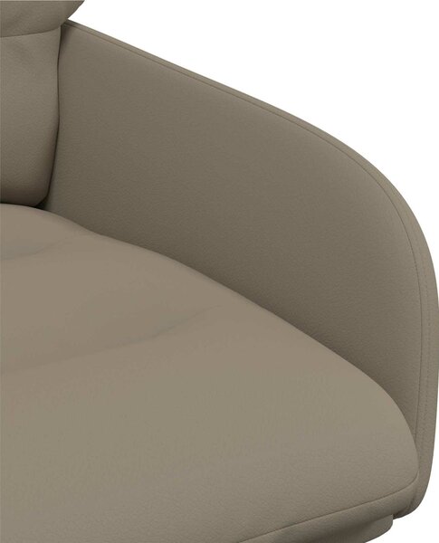 VidaXL Forgós Étkezős Székek 2 db Műbőr Cappuccino 59x59,5x90cm