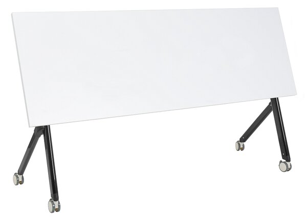 Összecsukható íróasztal BENDI Fehér 180 cm 60 cm kerekekkel