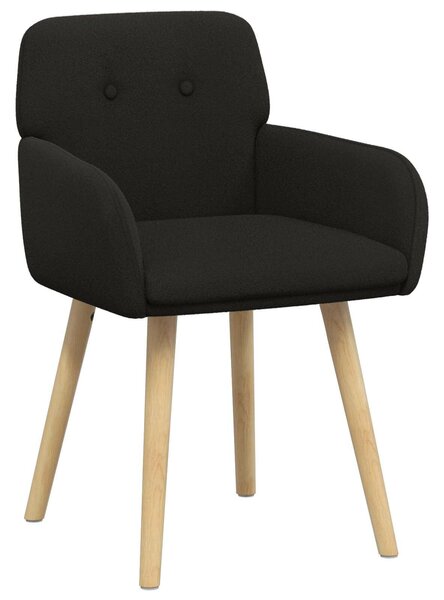 VidaXL Étkező Székek 2 db Bouclé Fekete 59 x 57 x 85 cm