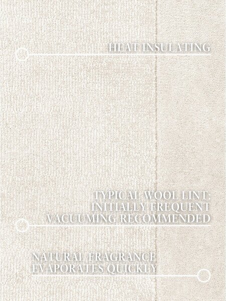 Krémszínű kézi szövésű gyapjúkeverék szőnyeg 160x230 cm Kari – Villeroy&Boch
