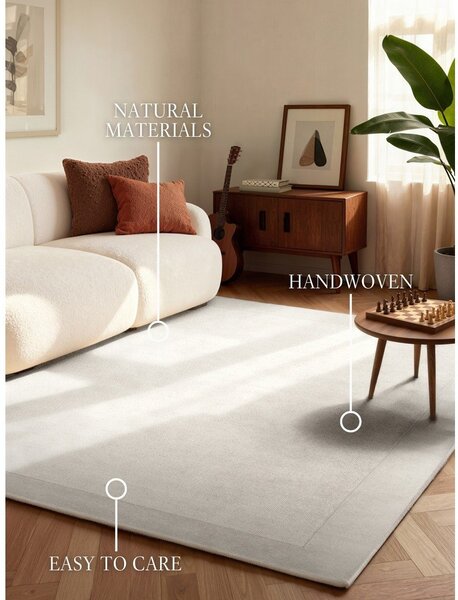 Krémszínű kézi szövésű gyapjúkeverék szőnyeg 160x230 cm Kari – Villeroy&Boch