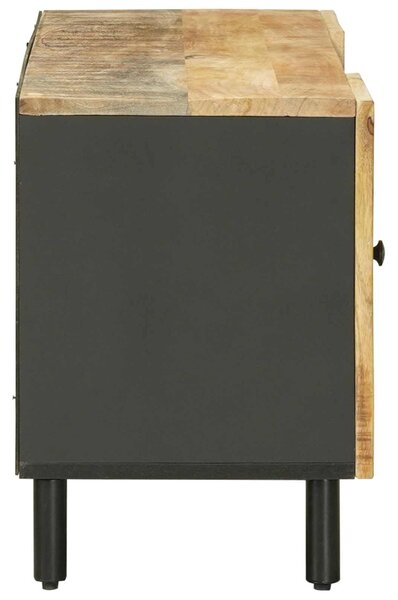 VidaXL Tároló szekrények Természetes 105 x 33 x 46 cm Tömör Mangófát