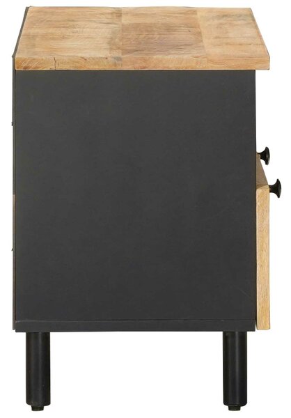 VidaXL Tároló szekrények Természetes 70 x 33 x 46 cm Tömör Mangófát