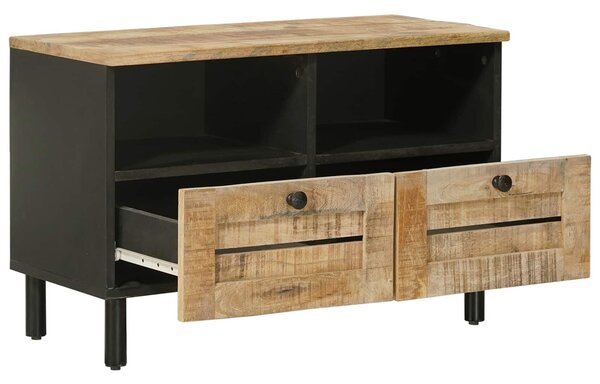 VidaXL Tároló szekrények Természetes 70 x 33 x 46 cm Tömör Mangófát