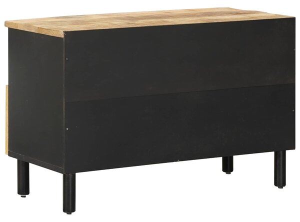 VidaXL Tároló szekrények Természetes 70 x 33 x 46 cm Tömör Mangófát