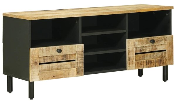 VidaXL Tároló szekrények Természetes 100 x 33 x 46 cm Tömör Mangófát