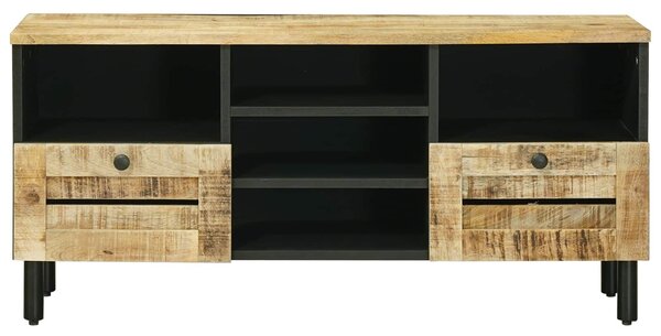 VidaXL Tároló szekrények Természetes 100 x 33 x 46 cm Tömör Mangófát