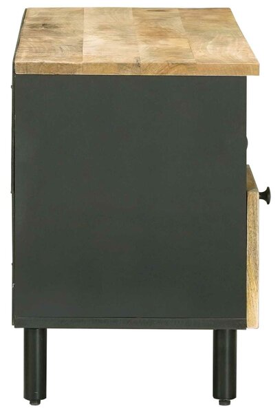 VidaXL Tároló szekrények Természetes 100 x 33 x 46 cm Tömör Mangófát