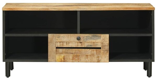 VidaXL Tároló szekrények Természetes 100 x 33 x 46 cm Tömör Mangófát