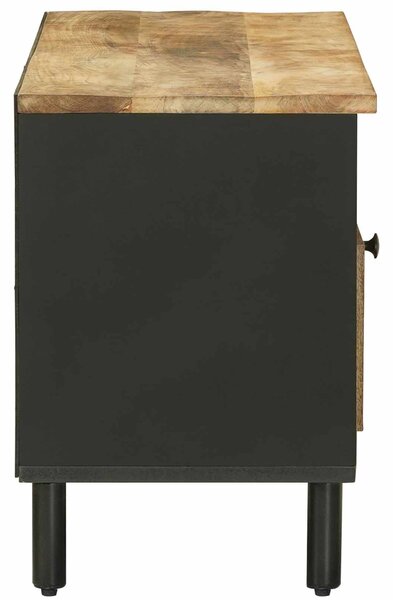VidaXL Tároló szekrények Természetes 100 x 33 x 46 cm Tömör Mangófát
