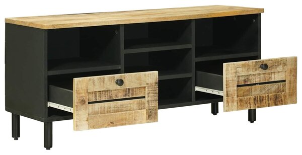 VidaXL Tároló szekrények Természetes 100 x 33 x 46 cm Tömör Mangófát