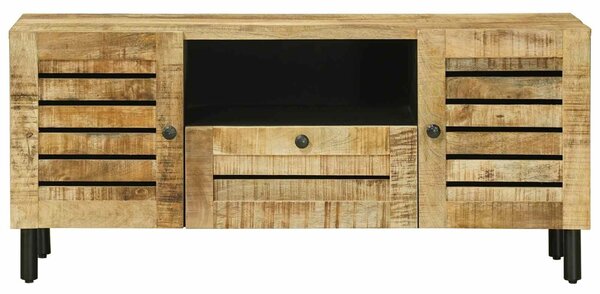 VidaXL Tároló szekrények Természetes 105 x 33 x 46 cm Tömör Mangófát