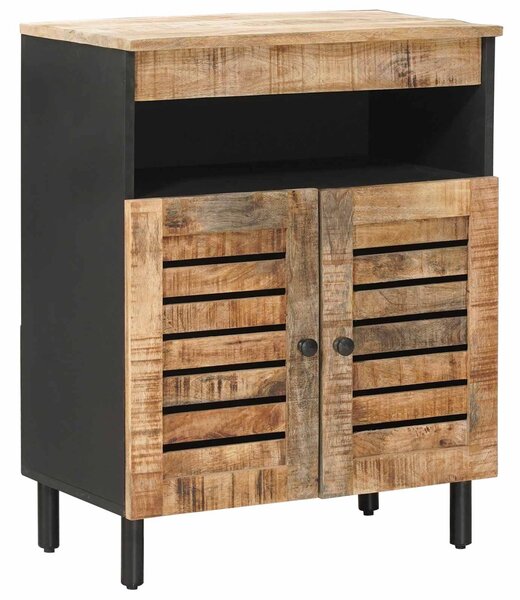 VidaXL Tároló szekrények Természetes 60 x 33 x 75 cm Tömör Mangófát