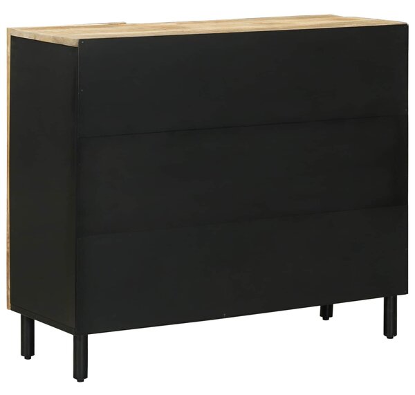 VidaXL Tároló szekrények Természetes 90 x 33 x 75 cm Tömör Mangófát