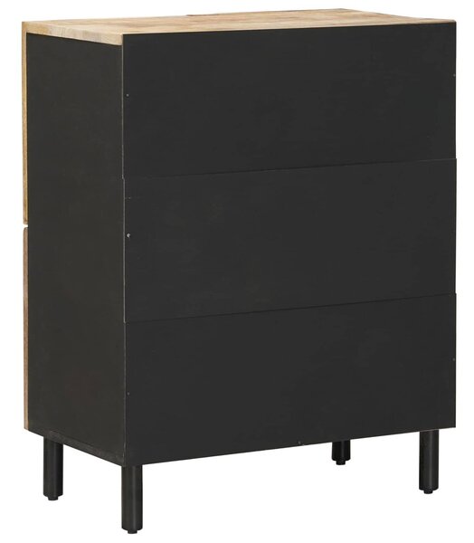 VidaXL Tároló szekrények Természetes 60 x 33 x 75 cm Tömör Mangófát