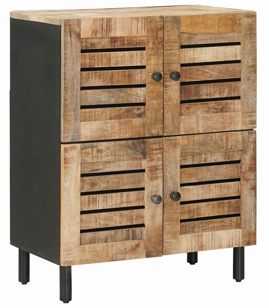 VidaXL Tároló szekrények Természetes 60 x 33 x 75 cm Tömör Mangófát