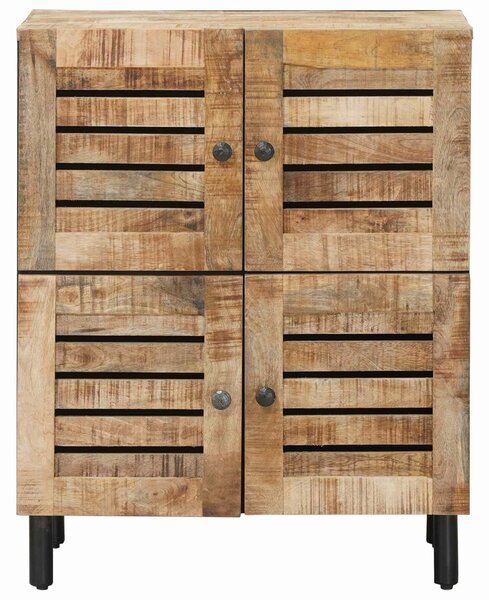 VidaXL Tároló szekrények Természetes 60 x 33 x 75 cm Tömör Mangófát