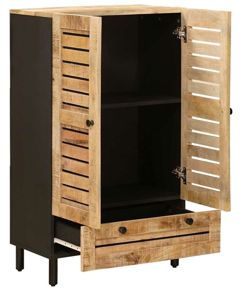 VidaXL Tároló szekrények Természetes 60 x 33 x 100 cm Tömör Mangófát