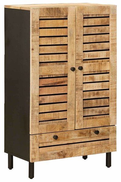 VidaXL Tároló szekrények Természetes 60 x 33 x 100 cm Tömör Mangófát