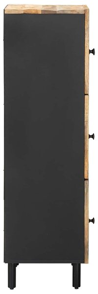 VidaXL Tároló szekrények Természetes 40 x 33 x 110 cm Tömör Mangófát