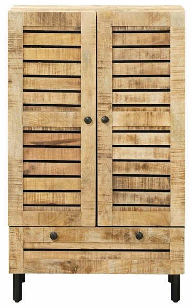 VidaXL Tároló szekrények Természetes 60 x 33 x 100 cm Tömör Mangófát