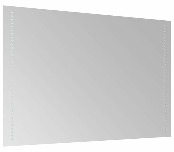 VidaXL LED Fürdőszoba Tükör Átlátszó 90 x 60 cm edzett üveg