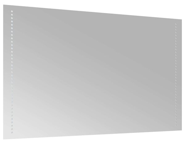 VidaXL LED Fürdőszoba Tükör Átlátszó 100 x 60 cm edzett üveg