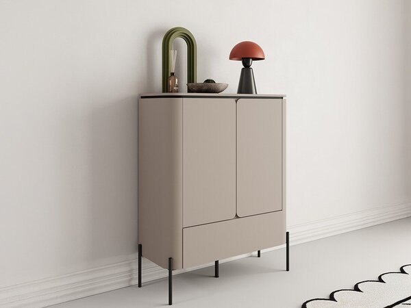 Komód Mirbeno 102, Laminált forgácslap, 123x98x40cm, Congo