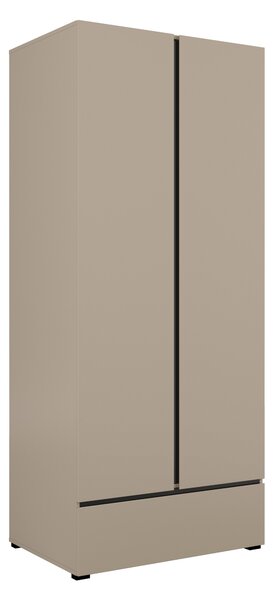 Gardróbszekrény Alfere 118, Laminált forgácslap, 210x89x60cm, Congo
