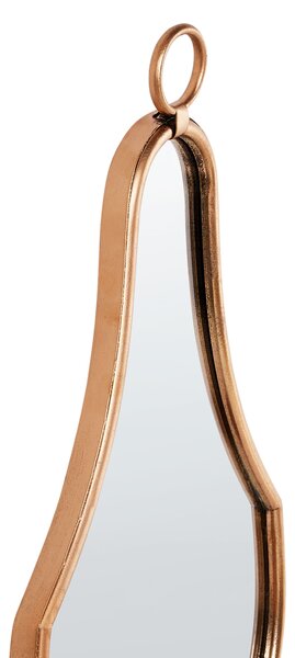 Fali gyertyatartó BAZARNES Fém 45 cm Arany