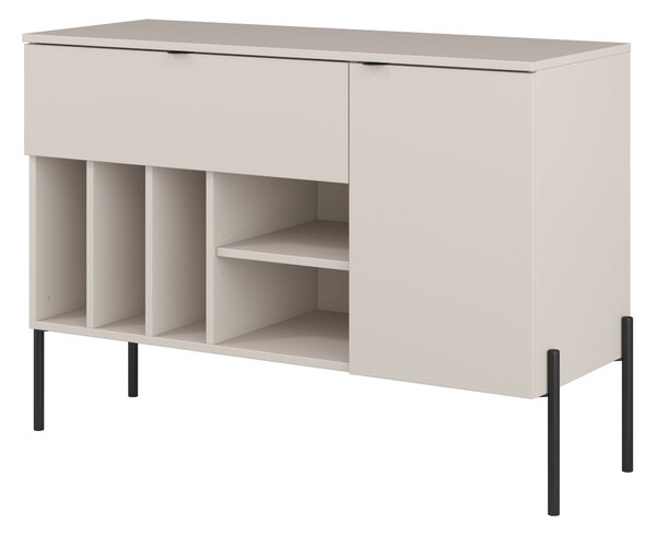 Komód Levtenu 112, Laminált forgácslap, 75x105x40cm, Kasmír